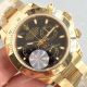 Replica Swiss 7750 Rolex Daytona All Gold Black Chronograph Watch (4)_th.jpg